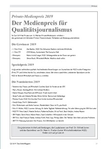 Private-Medienpreis 2019