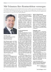 Mit Träumen fürs Rentnerleben vorsorgen