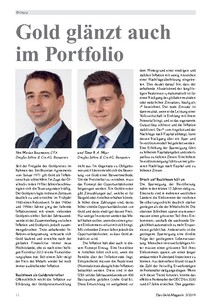 Gold glänzt auch im Portfolio