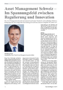 Asset Management Schweiz – Im Spannungsfeld zwischen Regulierung und Innovation