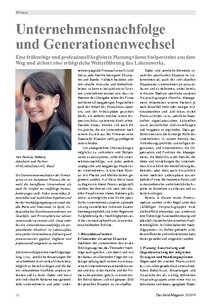 Unternehmensnachfolge und Generationenwechsel