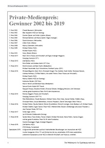Gewinner 2002 bis 2019