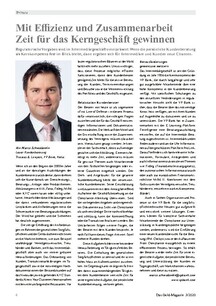 Mit Effizienz und Zusammenarbeit Zeit für das Kerngeschäft gewinnen