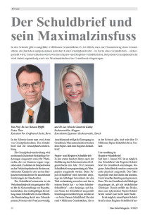 Der Schuldbrief und sein Maximalzinsfuss