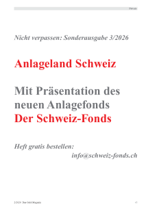 Der Schweiz-Fonds